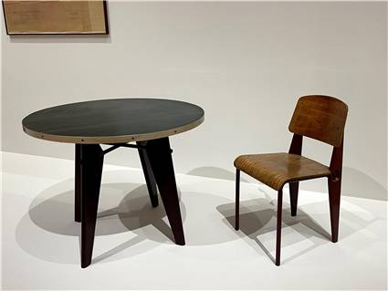 ジャン・プルーヴェ展-006 ゲリドン・カフェテリアとカフェテリア